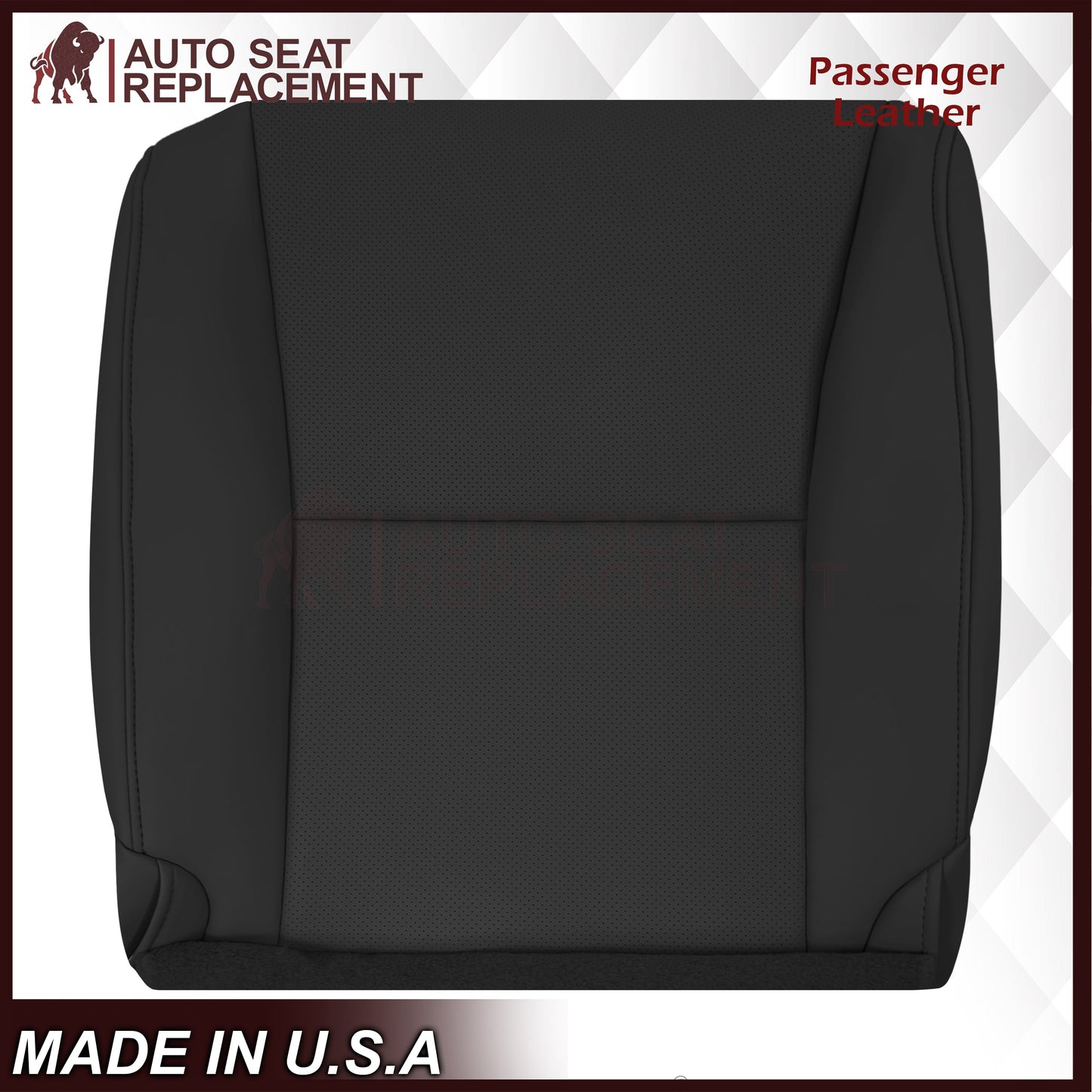2010-2015 Lexus RX350 RX450H Replacement Synthetic Leather Seat Covers: Black Perforated