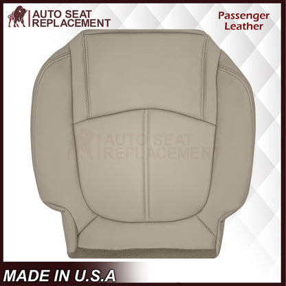 2009-2012 Chevrolet Traverse LT/LTZ Second Row Driver or Passenger Replacement Seat Cover: Non-Perforated, Tan