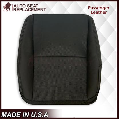 2004 Acura TL Driver Or Passenger Side Bottom Seat Cover in Black: Leather or Vinyl