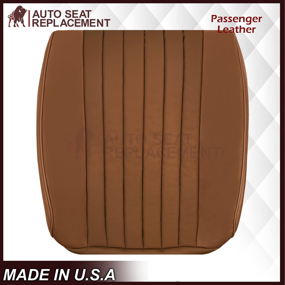1972-1989 Mercedes Benz R107 Leather seat Covers 280SL 450SL 380SL 560SL W107 SL In Saddle Brown