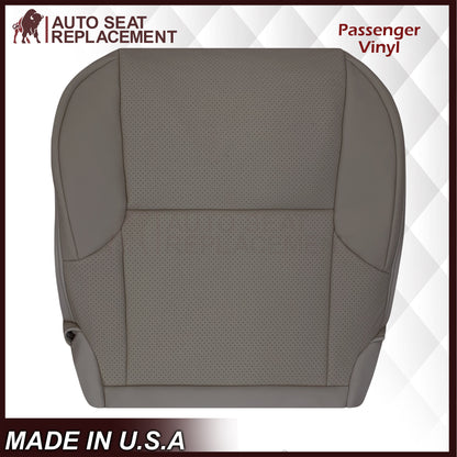 2010-2013 Lexus GX460 Replacement Perforated Synthetic Leather Seat Cover: Dark Tan Perforated