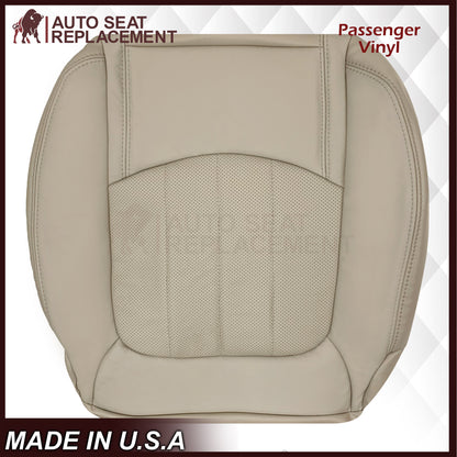2008-2012 Buick Enclave Perforated Replacement Seat Covers In Tan: Choose Leather or Syn. Leather