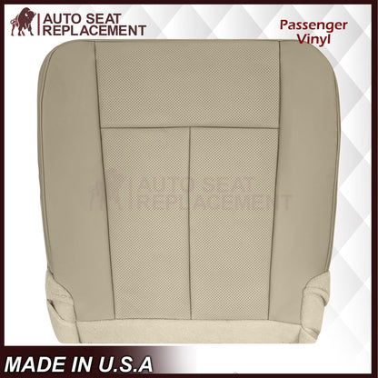 2007-2014 Ford Expedition Eddie Bauer/XLT Replacement Perforated Genuine Leather/Syn. Leather Seat Cover In Tan