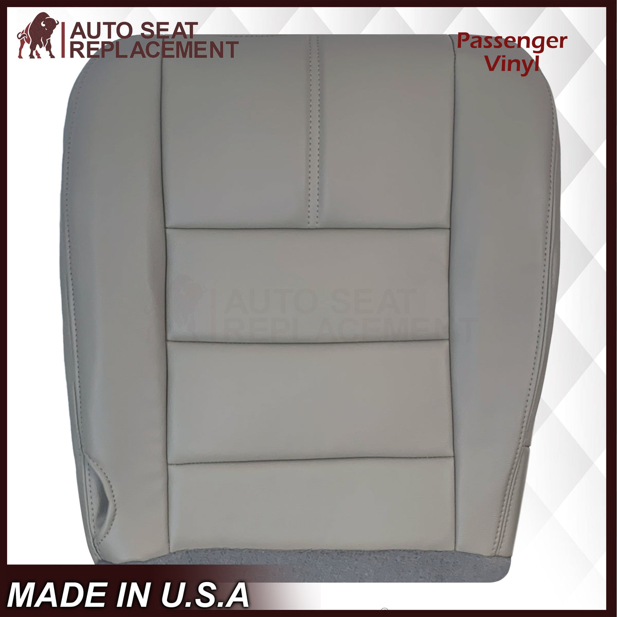 2008-2010 Ford F-250 F-350 F-450 F-550 Lariat Seat Cover in Medium Stone Gray: Choose From Variants