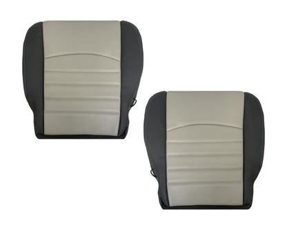 2009 2010 2011 2012 Dodge Ram Work Truck Replacement Vinyl Seat Covers 2-Tone Gray/Dark Gray: Choose your side