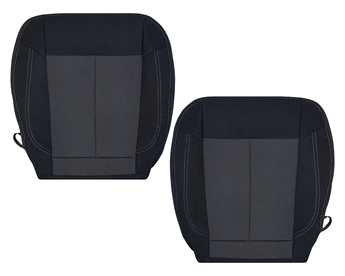 2006-2010 Hummer H3 Adventure Replacement Seat Covers in Black Cloth (Fabric): Choose from variants