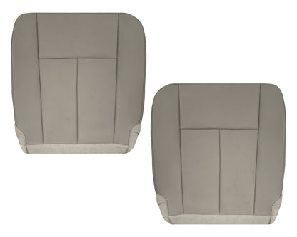 2007-2014 Ford Expedition Eddie Bauer/XLT PERFORATED Leather Replacement Seat Cover in Gray