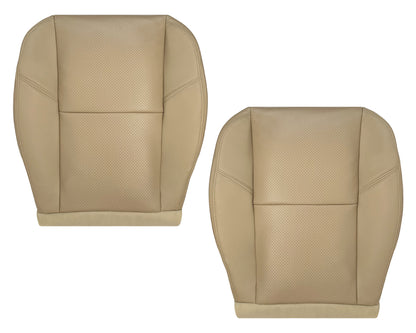 2007-2014 Chevy Silverado Suburban Tahoe Perforated Seat Cover in Light Cashmere Tan: Choose From Variation