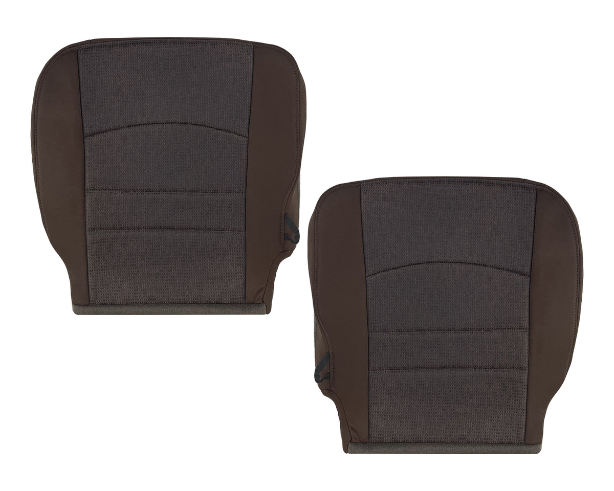 2013 - 2018 Dodge Ram 1500 2500 SLT Outdoorsman Cloth Seat Covers In Brown