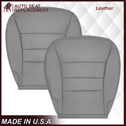 2005-2013 Chevy Corvette Replacement Seat Covers: C6 Gray Perforated