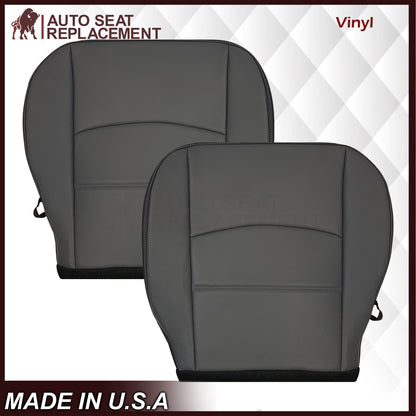 2019-2024 For Dodge Ram ST Driver or Passenger Bottom Leatherette (Synthetic Leather) Seat Cover In Diesel Gray