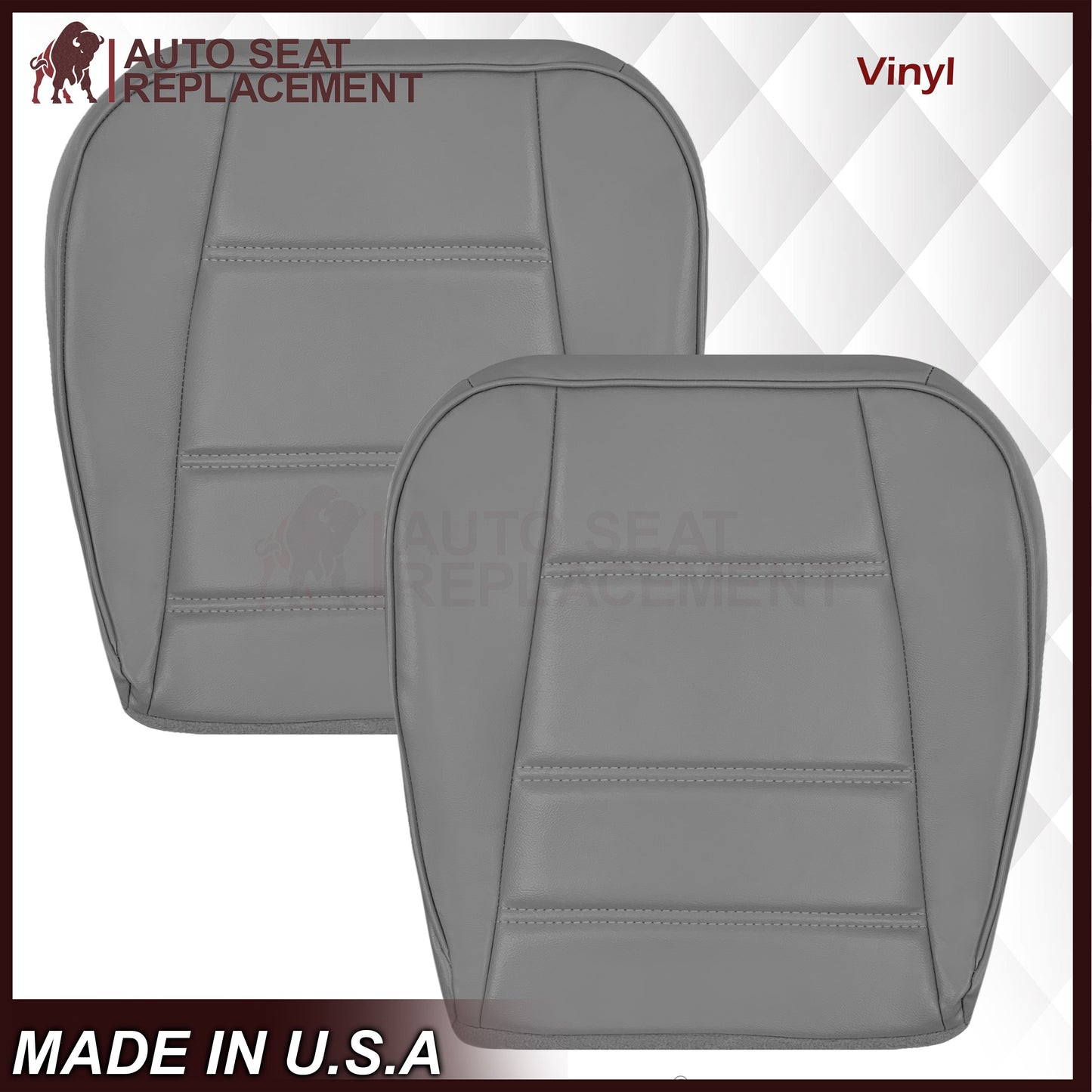 1999-2004 Ford Mustang V6 Replacement Seat Cover In Gray: Choose From Variation