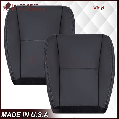 2014-2016 For Subaru Forester Leather Driver OR Passenger Bottom Seat Cover In Platinum Gray