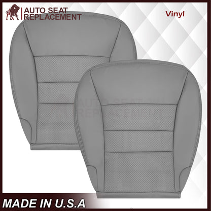2005-2013 Chevy Corvette Replacement Seat Covers: C6 Gray Perforated