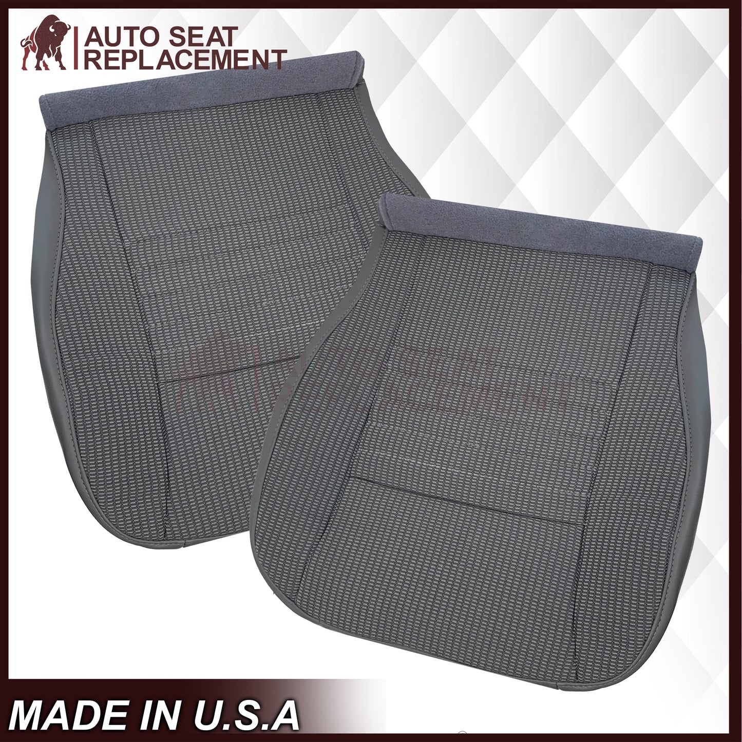2006-2008 Dodge Ram 1500 ST Work Truck Base Replacement Seat Cover In Gray