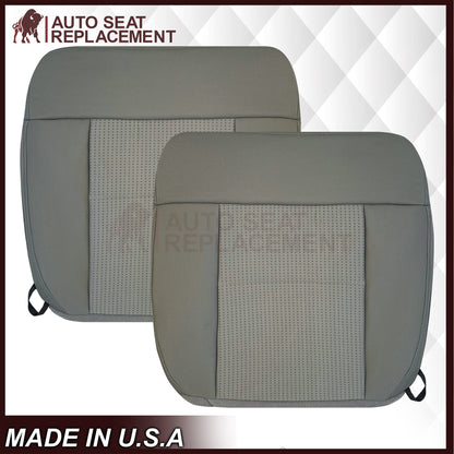 2007 2008 Ford F-150 XLT Replacement Driver OR Passenger Seat Cover in Gray Fabric