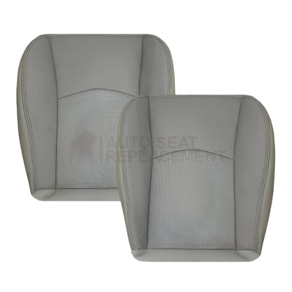 2004-2009 Cadillac SRX Perforated Seat Cover in Genuine Leather Light Gray: Choose From Variation
