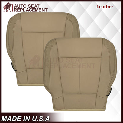 2018-2020 Ford F-150 Lariat Replacement Leather Seat Cover: Tan, Perforated