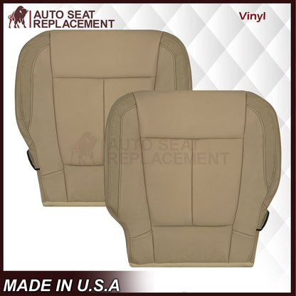 2018-2020 Ford F-150 Lariat Replacement Leather Seat Cover: Tan, Perforated