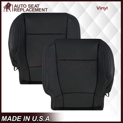 2017-2021 Ford F250 XLT Replacement Seat Covers In Charcoal Black