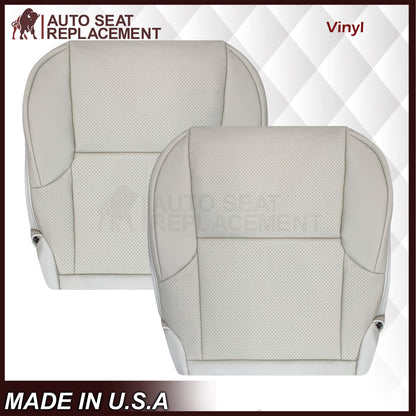2010-2017 Lexus GX460 Replacement Perforated Synthetic Leather Seat Cover: Ecru “Off-White/Cream” Perforated