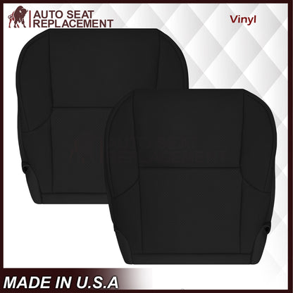 2010-2021 Lexus GX460 Replacement Perforated Synthetic Leather Seat Cover: Black Perforated