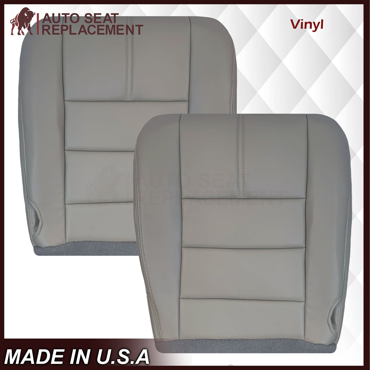 2008-2010 Ford F-250 F-350 F-450 F-550 Lariat Seat Cover in Medium Stone Gray: Choose From Variants