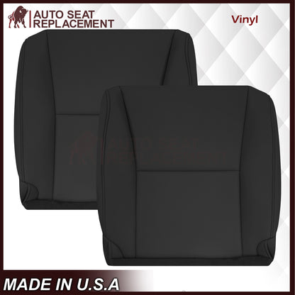 2010-2015 Lexus RX350 RX450H Replacement Synthetic Leather Seat Covers: Black Perforated