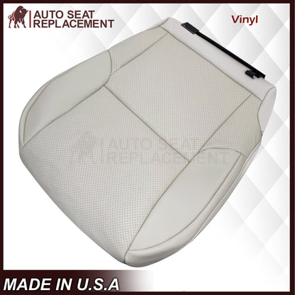 2010-2021 Lexus GX460 Replacement Perforated Synthetic Leather Seat Cover: Ecru “Off-White/Cream” Perforated