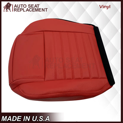 2005-2009 Ford Mustang Synthetic Leather Replacement Seat Cover In Crimson Red : Choose From Variation