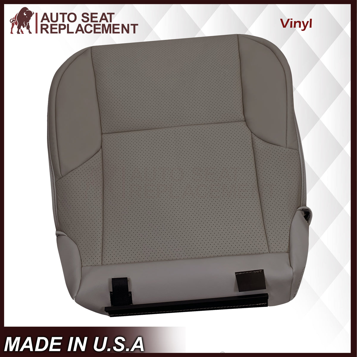 2010-2013 Lexus GX460 Replacement Perforated Synthetic Leather Seat Cover: Dark Tan Perforated