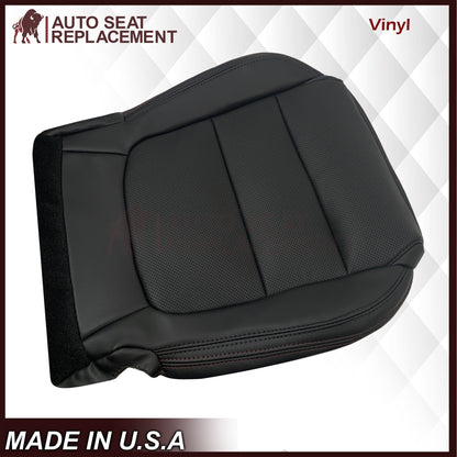 2013 to 2015 For Mazda CX-5 Driver Passenger Black Perforated Leather Seat Cover