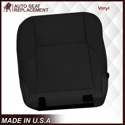 2010-2021 Lexus GX460 Replacement Perforated Synthetic Leather Seat Cover: Black Perforated