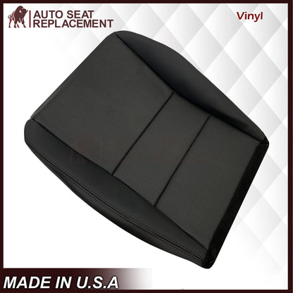 2005 - 2008 Acura TL Driver Or Passenger Replacement Genuine Leather or Synthetic Leather Seat Covers: Perforated Black