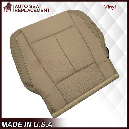 2018-2020 Ford F-150 Lariat Replacement Leather Seat Cover: Tan, Perforated