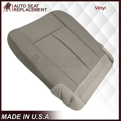 2007-2014 Ford Expedition Eddie Bauer/XLT PERFORATED Leather Replacement Seat Cover in Gray