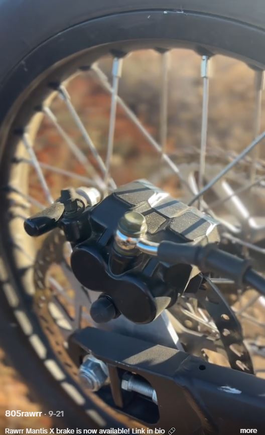 Rawrr Mantis X Rear Brake Upgrade Kit (For 203mm Rotor) (Blue or Red +1 Week Delivery as Special Order)