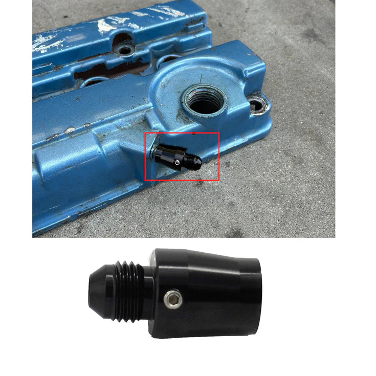 Bull Boost Performance Valve Cover Vacuum Adapter Fitting – AN6 B-Series Honda Civic / Acura Integra (EG / EK / DC2)