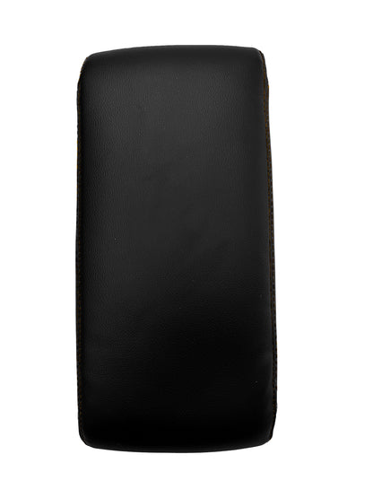 Black Leather Console Armrest Cover Compatible With 2015-2019 Subaru Legacy Outback