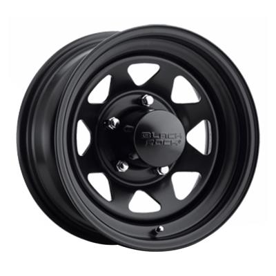 WHEEL STEEL MATTE BLACK 15X7