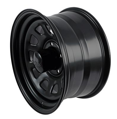 WHEEL STEEL MATTE BLK 17X9