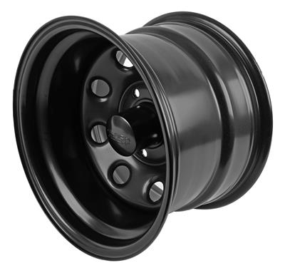 WHEEL STEEL MATTE BLK 15X10