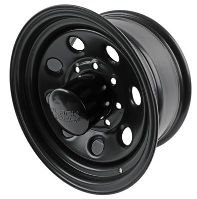 WHEEL STEEL MATTE BLACK 16X8