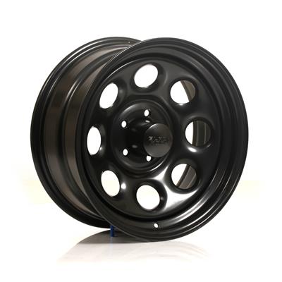 WHEEL STEEL MATTE BLK 17X8