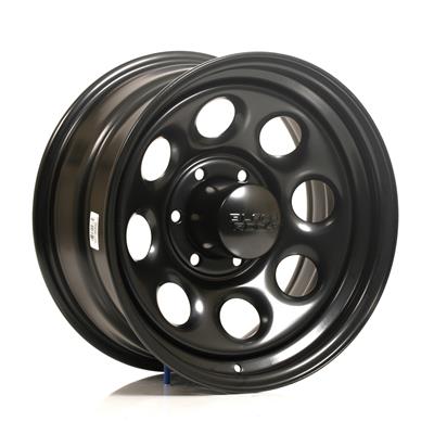 WHEEL STEEL MATTE BLK 17X8