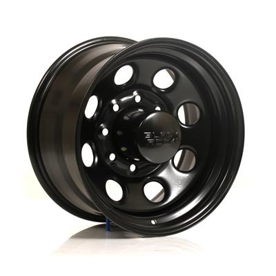 WHEEL STEEL MATTE BLK 17X9