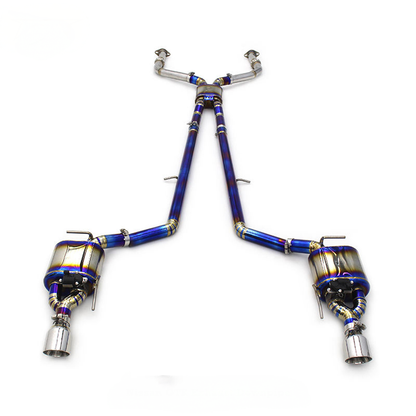 Performance Titanium Stainless Steel Catback Exhaust System for Infiniti G37 3.7L