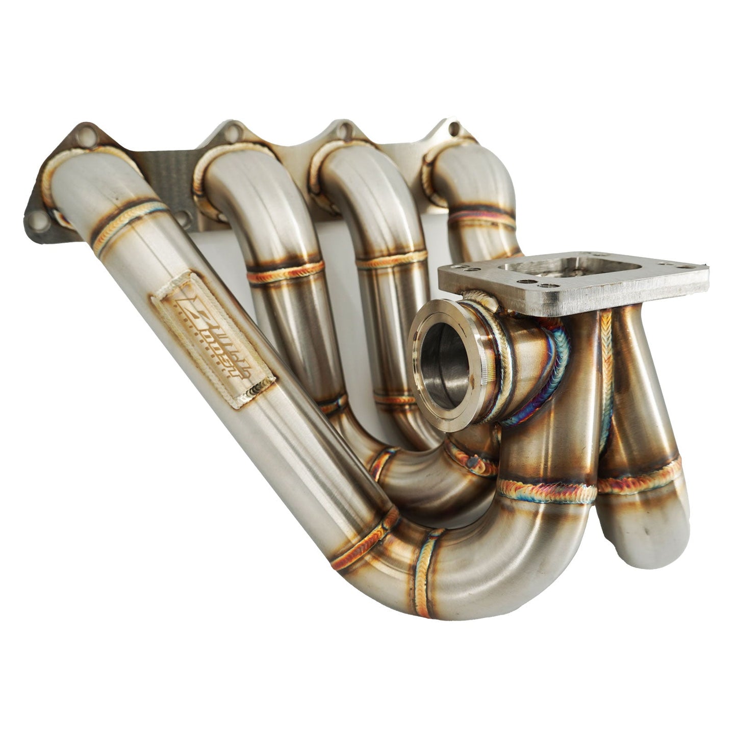 B Series T3 T4 Top Mount Turbo Manifold GSR Si B16 B18 B20 44mm For Civic Si DC2