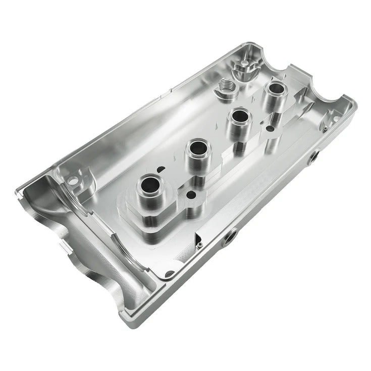 BULL BOOST PERFORMANCE Billet B Series Vented Valve Cover Baffle B16 B18 AN10 For Honda Acura DOHC VTEC