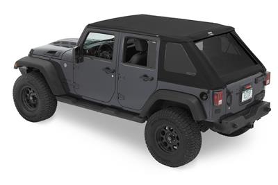 SOFT TOP SLANTBACK BLACK TWILL